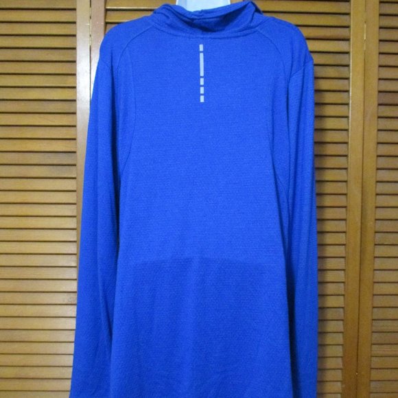 Avia active top royal blue reflective mock turtleneck stretchy size XXL - Picture 4 of 7